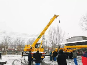 好吊车,森源造 风雪难阻客户看车热情